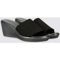 M&S Collection Wedge Heel Mule Sandals