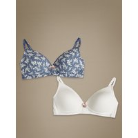 Angel 2 Pack Padded Full Cup First Bras