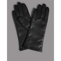 Autograph Cashmere Lined Leather Gloves