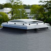 Velux White PVCu Fixed Flat Roof Window (H)1380mm (W)1380mm (L)1380mm