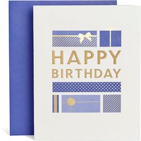 Gift Wrapped Presents Birthday Card