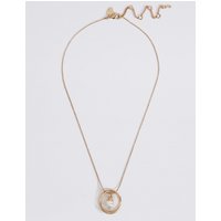 M&S Collection Luxury Circle Pearl Effect Necklace
