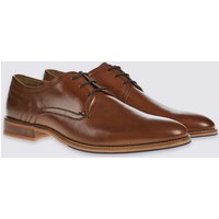 M&S Collection Luxury Leather Layered Sole Lace-up Derby Shoes