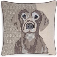 M&S Collection Applique Dog Print Cushion