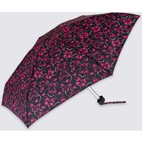 M&S Collection Butterfly Spots Compact Umbrella With Stormwear