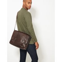 M&S Collection Casual Leather Messenger Bag