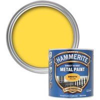 Hammerite Direct To Rust Yellow Smooth Metal Paint 2.5L