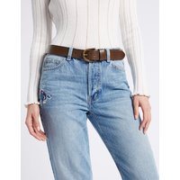 M&S Collection Leather Core Jeans Hip Belt