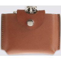 M&S Collection Leather Hip Flask