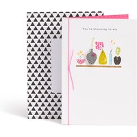 Blooming Lovely Flowers Birthday Card