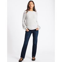M&S Collection Ozone Mid Rise Straight Leg Jeans