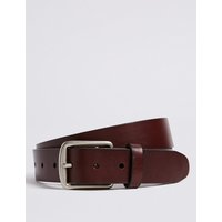 M&S Collection Saddle Edge Leather Belt