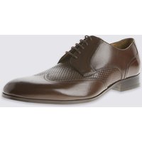 M&S Collection Leather Weave Mix Lace-up Shoes