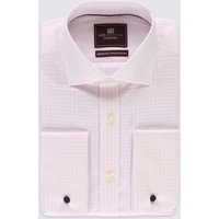 M&S Collection Luxury Pure Cotton Regular Fit Checked Shirt