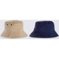 Kids' 2 Pack Pure Cotton Assorted Hats