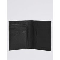 M&S Collection Leather Slim Bi Fold Card Wallet With Cardsafe