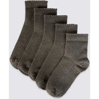5 Pack Of Freshfeet Cotton Rich Socks (3-14 Years)