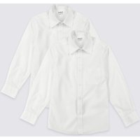 2 Pack Boys' Easy Dressing Non-Iron Shirts