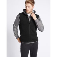 M&S Collection Textured Zipped Through Gilet