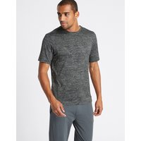 M&S Collection Slim Fit Textured Crew Neck T-Shirt