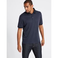 M&S Collection Big & Tall Modal Rich Textured Polo Shirt