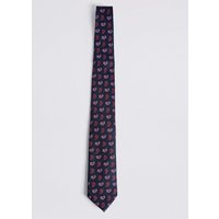 M&S Collection Pure Silk Paisley Print Tie