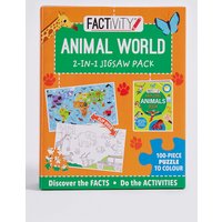 Factivity Animal World Puzzle Game