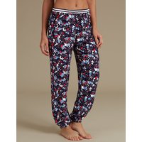 M&S Collection Floral Print Long Pant Pyjama Bottoms