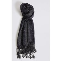 M&S Collection Sequin Striped Scarf