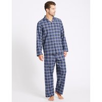 M&S Collection Big & Tall Pure Brushed Cotton Pyjamas