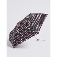 M&S Collection Animal Print Compact Umbrella With Stormwear