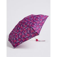 M&S Collection Butterfly Print Compact Umbrella With Stormwear
