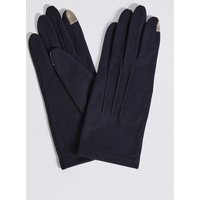 M&S Collection Touchscreen Jersey Gloves