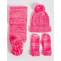 Kids' Hat, Scarf & Gloves Set