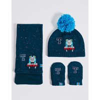 Kids’ Hats & Scarves With Mitten Sets