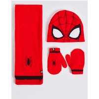 Kids’ Spider-Man Hat, Scarf & Mittens Set