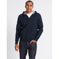 M&S Collection Big & Tall Pure Cotton Hooded Top