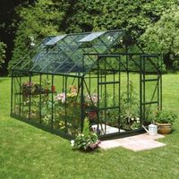 B&Q Metal 8X12 Horticultural Glass Greenhouse