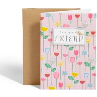 Special Friend Floral Card