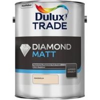 Dulux Trade Diamond Magnolia Smooth Matt Emulsion Paint 5L