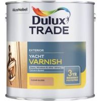 Dulux Trade Clear Gloss Yacht Varnish 2500ml Tin