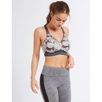 M&S Collection High Impact Printed Padded Full Cup Bra A-DD