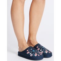 M&S Collection Tatty Teddy Embroidered Mule Slippers