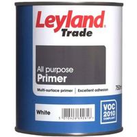Leyland Trade White Matt Primer 750ml Tin - 5010426772950