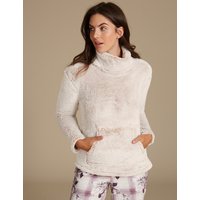 M&S Collection Long Sleeve Cosy Pyjama Top