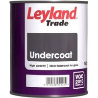 Leyland Trade White Matt Undercoat 750ml Tin