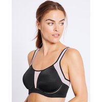 M&S Collection High Impact Non-Padded Underwired Full Cup Bra A-G