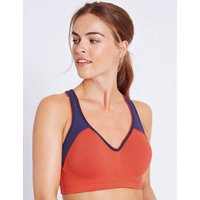 M&S Collection High Impact Breathable Underwired Full Cup Bra A-DD