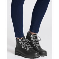 M&S Collection Block Heel Lace-up Ankle Boots