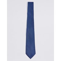 M&S Collection Luxury Pure Silk Textured Tie